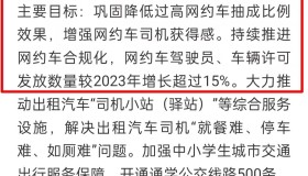 交通部工作方案出炉网约车抽成要降了？