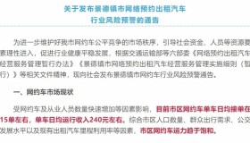 多地提醒慎入网约车行业