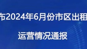 日照发布2024年6月份市区出租车市场运营情况通报