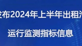 河源市发布2024年上半年出租汽车市场运行监测指标信息
