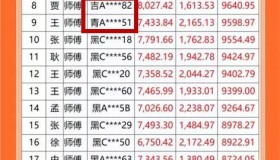 8月流水排行榜公布，数据非常一般，但是车牌亮瞎狗眼！