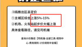 北京网约车迎来涨价通知，11月7日起，运价调整，最高上涨15%